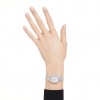 Rellotge Swarovski Dextera octagon esfera plata braçalet metall 5698690