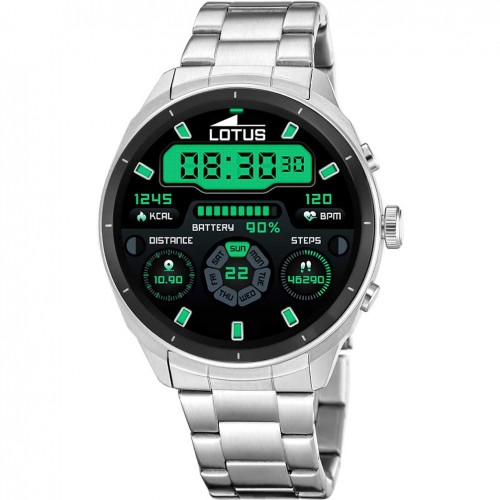 Rellotge Lotus Smartime Nexo 50206/1 esfera negra 51mm braçalet acer