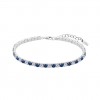 Lotus Silver bracelet silver tone white and blue zirconia LP3452-2/5