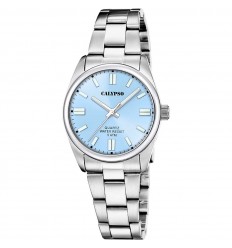 Calypso women's watch K5863/6 blue dial 32mm steel bracelet