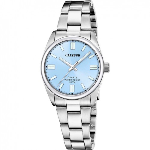 Calypso women's watch K5863/6 blue dial 32mm steel bracelet