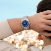 Reloj Festina swiss made automático esfera azul correa acero F20090/2