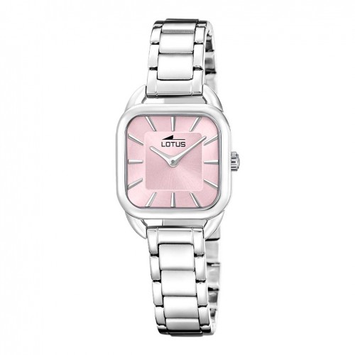 Lotus Old Money women's watch square case pink dial 19020/2