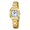 Reloj Lotus Old Money acero dorado caja cuadrada esfera plata 19037/2