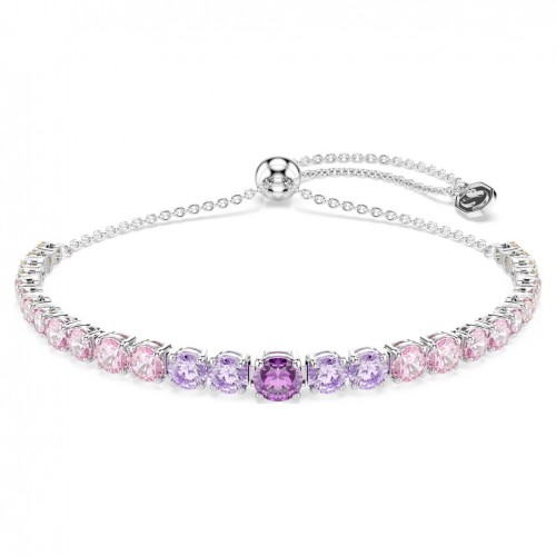Swarovski Matrix Tennis bracelet round cuts rhodium plated 5751197