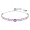 Pulsera Swarovski Matrix Tennis tallas redondas multicolor rodio 5751197
