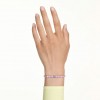Pulsera Swarovski Matrix Tennis tallas redondas multicolor rodio 5751197