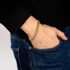 Lotus Style men's bracelet gold-plated steel links LS2597-2/2