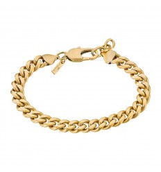 Lotus Style men's bracelet gold-plated steel links LS2597-2/2