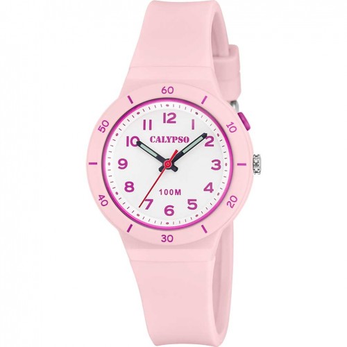 Rellotge Calypso infantil K5848/1 Sweet Time de cautxú rosa