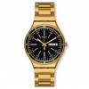 Swatch Irony Big Charcol Medal Yellow YGG705G Night Glows Collection
