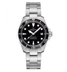 Reloj hombre Certina DS Action Diver 38mm Powermatic 80 negro C048.807.11.051.00 automático
