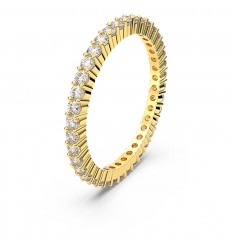 Anell Swarovski Matrix Vittore talla rodona blanc acabat to daurat