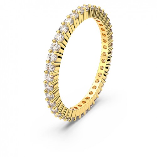 Anell Swarovski Matrix Vittore talla rodona blanc acabat to daurat