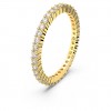 Anell Swarovski Matrix Vittore talla rodona blanc acabat to daurat
