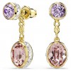 Pendientes Chroma Swarovski tallas mixtas multicolores tono oro 5738478