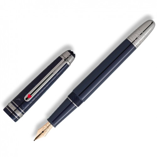Montblanc Meisterstück Around the World in 80 Days Classique dark blue fountain pen MB132878