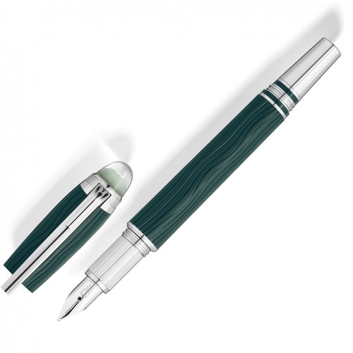 Ploma Montblanc StarWalker PolarGreen Precious Resin verda MB132901