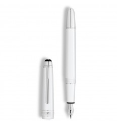Ploma Montblanc Meisterstück White Classique F blanca MB137116