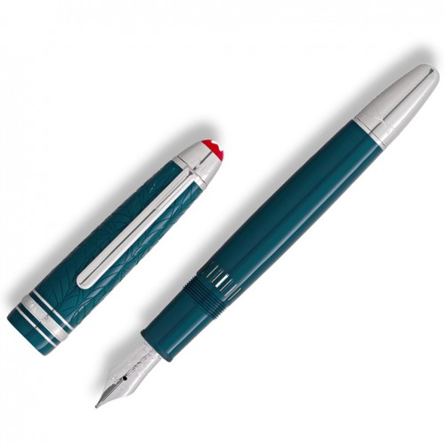 Montblanc Meisterstück Romeo & Juliet LeGrand teal fountain pen MB132914