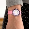 Reloj Calypso Novedades K5876/1 analógico blanco rosa caucho 5 ATM