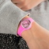 Reloj Calypso K5877/2 mujer analógico rosa bisel plateado caucho 5 ATM