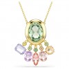Swarovski Gema Pendant Mixed Cuts Hanging Crystals Multicolour Gold Tone Plating 5741587