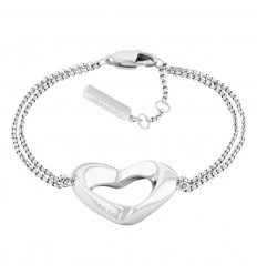 Polsera Calvin Klein 35000758 dona doble cadena cor acer