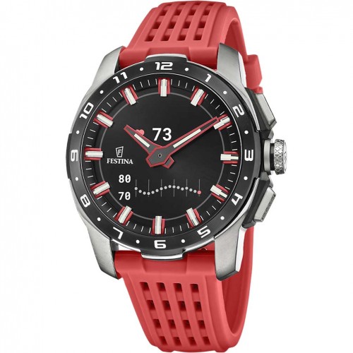 Festina Connected Full D Rellotge Híbrid vermell Home F23305/4