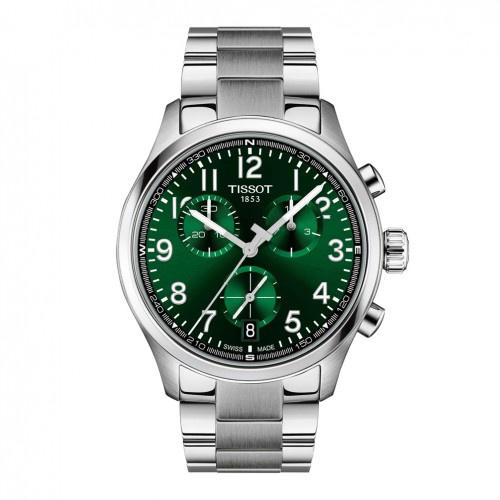 Rellotge Tissot Chrono L 42 mm esfera verda braçalet acer T1164171109200