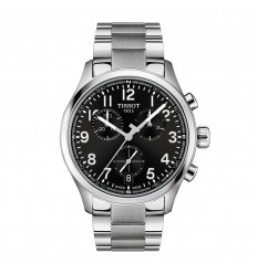 Tissot Chrono L watch black dial steel bracelet T1164171105200