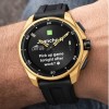 Lotus Connected Full D 20002/5 men's hybrid watch gold case black strap