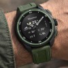 Lotus Connected Full D 20002/7 men's hybrid watch black case military green strap