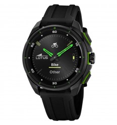 Reloj híbrido Lotus Connected Full D 20002/8 negro con detalles verde lima hombre