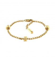 Pulsera Calvin Klein Duality en acero tono dorado 35000957