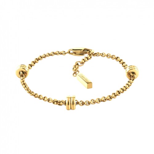 Pulsera Calvin Klein Duality en acero tono dorado 35000957