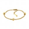 Pulsera Calvin Klein Duality en acero tono dorado 35000957