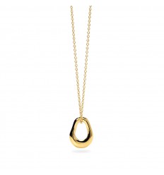 Collar Kidult daurat cadena roló penjoll oval 851067 dona