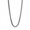 Collar Kidult hombre cadena espiga acero gunmetal 50cm 851081