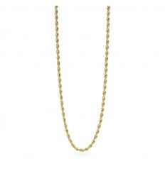 Golden steel rope cord chain necklace Kidult 851088 for men