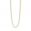 Golden steel rope cord chain necklace Kidult 851088 for men