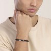Pulsera Kidult de silicona para hombre con placa central 831173