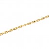 Kidult gold-plated steel bracelet with elongated mesh links 831206
