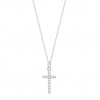 Collar Cruz Lotus Silver plata con circonitas blancas LP3066-1/1