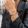 Pulsera Lotus Silver Mama en plata circonitas y nylon LP3947-2/2