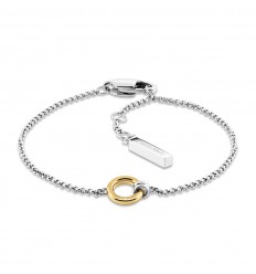 olsera Bicolor Dona Calvin Klein Duality 35000955 Acer amb Recobriment PVD Or