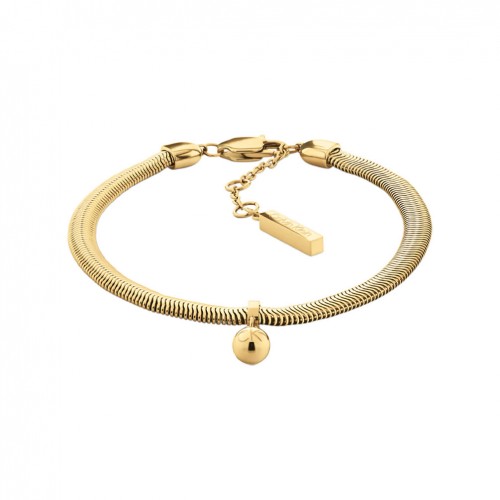 Pulsera Dorada Mujer Calvin Klein Layered 35000959 Acero Inoxidable Colgante Circular