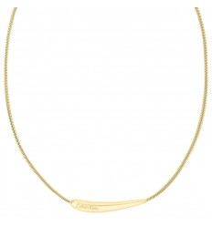 Collar Dorado Mujer Calvin Klein Elongated Drops 35000339