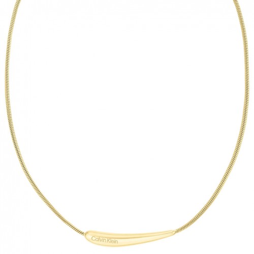 Collar Dorado Mujer Calvin Klein Elongated Drops 35000339