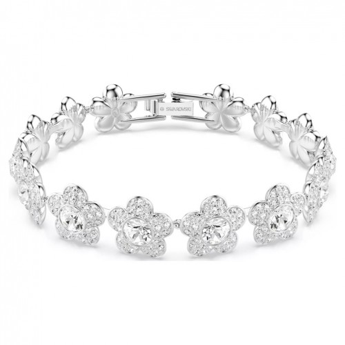Swarovski Ariana Grande 5749182 white flower bracelet rhodium